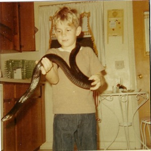 A boy and his snake